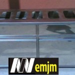 Móvel em inox para cachorros quentes