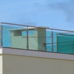 Imagem n.º 720 | Varandim em terraço em inox e vidro